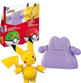 Mattel Mega Construx Pokémon Pokéball Pikachu & Ditto