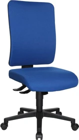 Topstar Open X (P) Bürostuhl, Fußkreuz Kunststoff schwarz, Bezug Stoff blau