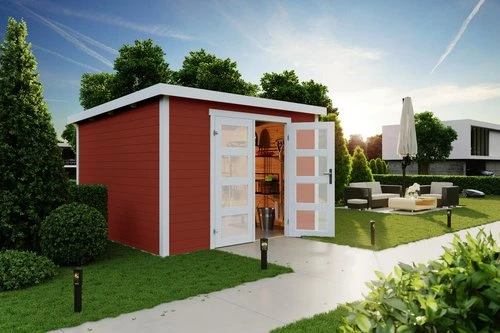 Lasita Maja Zambezi 6 Gartenhaus schwedenrot