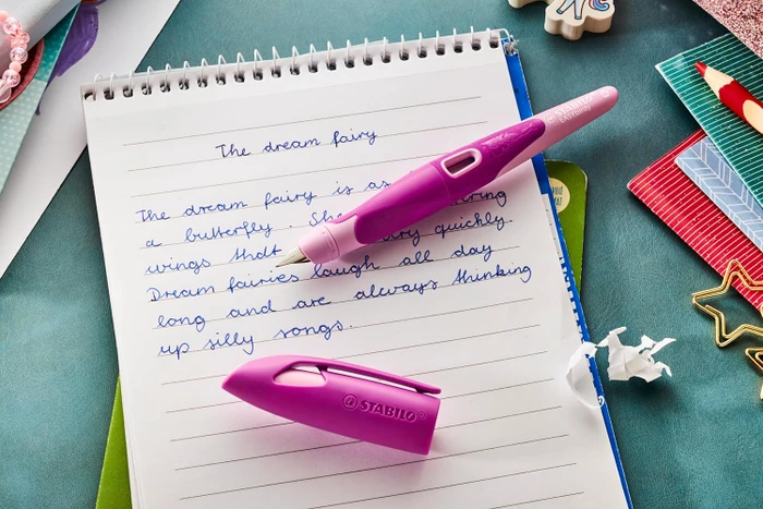 STABILO EASYbirdy 3D DreamWorld pink, rechte Hand, Anfänger, Blister
