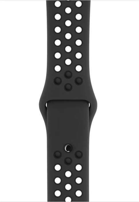 Apple Watch Nike+ Series 3 (GPS) Aluminium 42mm grau mit Sportarmband anthrazit/schwarz
