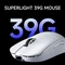 Mchose L7 Pro 8K Lightweight Wireless Gaming Mouse, weiß, USB/Bluetooth Vorschaubild