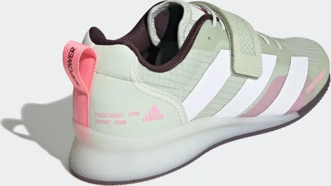 adidas Adipower 3 linen green/cloud white/beam pink