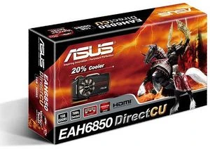 ASUS Radeon HD 6850 DirectCU, EAH6850 DC/2DIS/1GD5/V2, 1GB GDDR5, 2x DVI, HDMI, DP