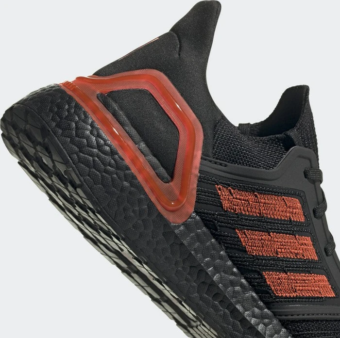 adidas Ultraboost 20 core black/solar red (Herren)