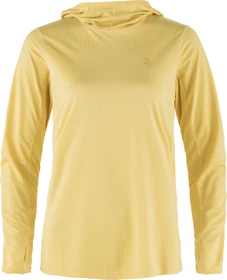 Fjällräven Abisko Sun-Hoodie Funktionsshirt langarm mais yellow (Damen)