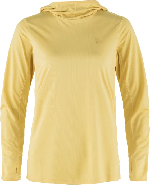 Fjällräven Abisko Sun-Hoodie Funktionsshirt langarm mais yellow (Damen)