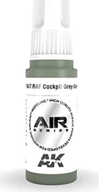AK-Interactive 3rd Gen Acrylic Colors Air Series RAF cockpit grey green, 17ml
