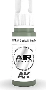 AK-Interactive 3rd Gen Acrylic Colors Air Series RAF cockpit grey green, 17ml