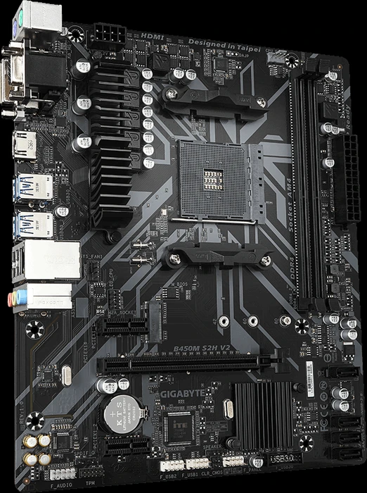 GIGABYTE B450M S2H V2 (AMD AM4)