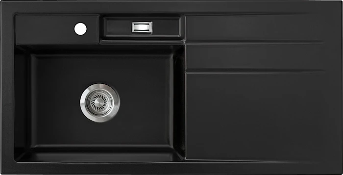 systemceram Bela 100 Einbau Becken links nigra