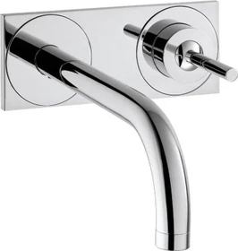 Hansgrohe Axor Uno Waschbeckenarmatur mit Platte 225mm brushed brass