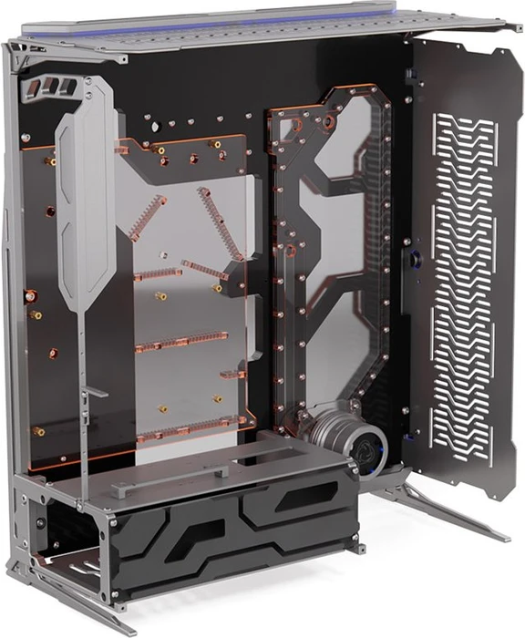 Singularity Computers Spectre 3.0 Ardus, silber, Acrylfenster