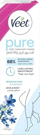 Veet sensitive Haut Haarentfernungscreme, 100ml