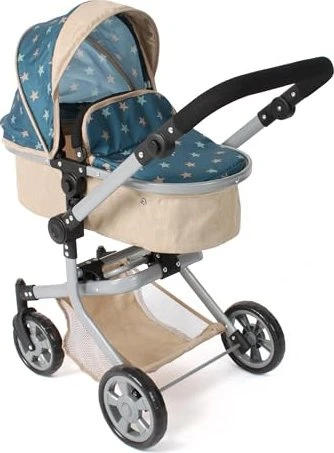 Bayer Chic 2000 Mika Kombipuppenwagen Sternchen beige