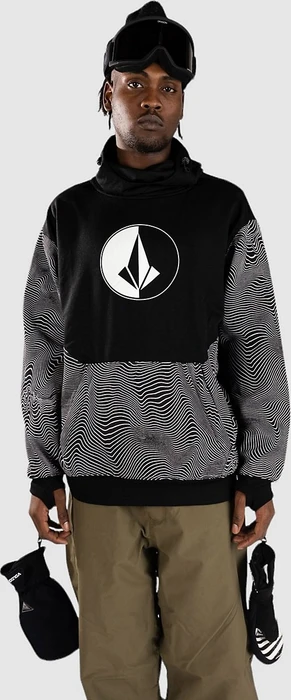 Volcom Hydro Riding Hoodie black print (Herren)