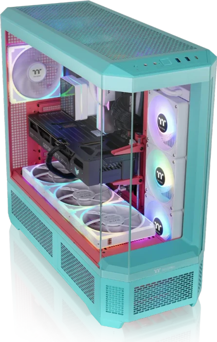 Thermaltake View 600 TG ARGB Mint Strawberry, türkis, Glasfenster