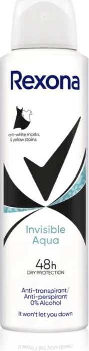 Rexona MotionSense Invisible Aqua Deodorant Spray, 150ml