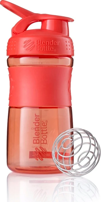 BlenderBottle SportMixer Flip Trinkflasche 590ml coral