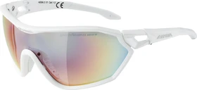 Alpina S-Way QV white matt/quattro varioflex mirror rainbow