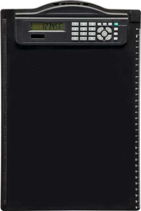 Maul Klemmbrett, A4, schwarz, inkl. Taschenrechner