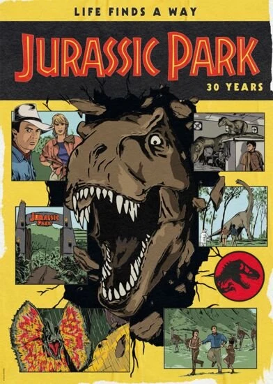 Schmidt Spiele Jurassic Park 30 Jahre Jurassic Park Life Finds a Way