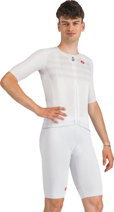 Castelli Free Aero Race S Bibtight Fahrradhose kurz weiß (Herren)