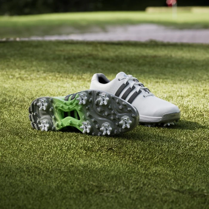 adidas Women's Tour360 24 BOOST cloud white/core black/green spark (Damen)
