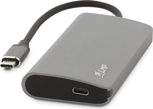 LMP USB-C Video Hub, 5-Port, USB-C 3.0 [Stecker], space gray