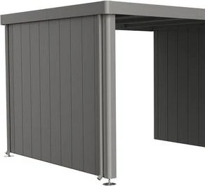 Biohort Seitenwand für Neo 4A-4D Seitendach quarzgrau-metallic