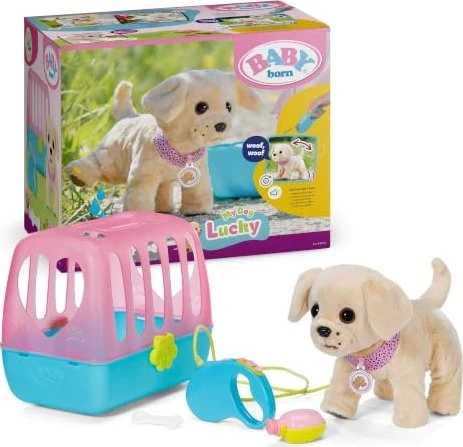 Zapf creation BABY born Zubehör Mein Hund Lucky mit Box