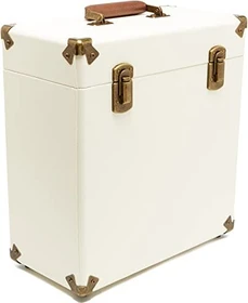 GPO Vinyl Record Case weiß