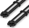 EZDIY-FAB 12VHPWR Kabel, 16-Pin PCIe 5.0 12VHPWR Stecker auf 16-Pin PCIe 5.0 12VHPWR Stecker, 16AWG, schwarz/weiß, 60cm Vorschaubild