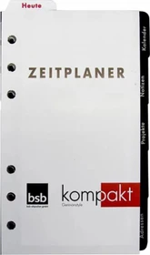 bsb-obpacher Kalender Kompakt Ersatzeinlage Komplett-Ausstattung 2021, A6