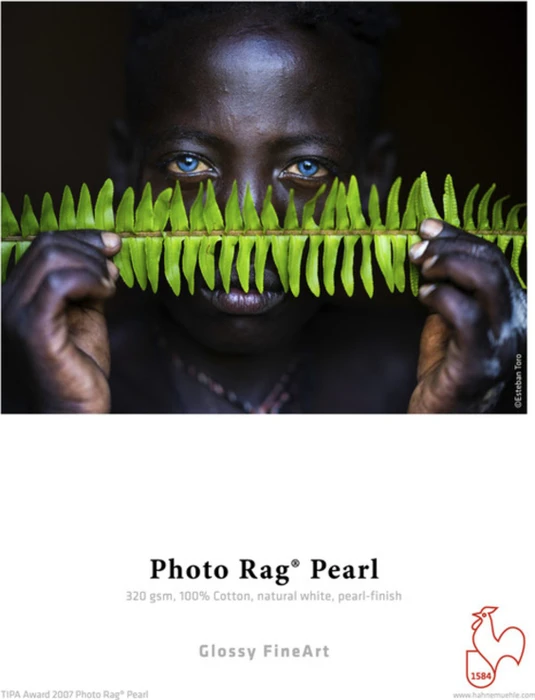 Hahnemühle Digital Glossy FineArt Photo Rag Pearl Fotopapier perlglänzend, 44", 320g/m², 12m
