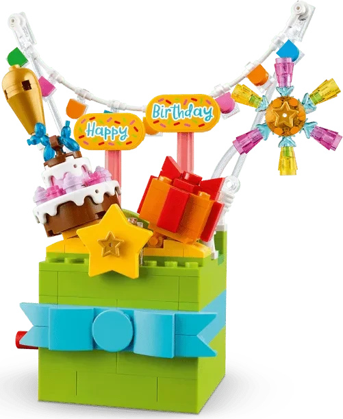 LEGO Geschenkbox zum Feiern