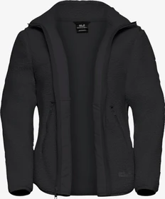 Jack Wolfskin High Curl Fleece Jacke schwarz (Damen)