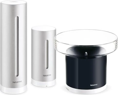 Netatmo Wetterstation V3, mit 1x Innenmodul und 1x Regenmesser, Set
