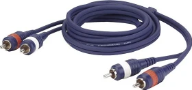 DAP Audio FL24 - 2 RCA male L/R to 2 RCA male L/R, 3.0m