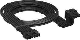 Corsair PSU Cable Type 5 - 12+4-Pin 12V-2x6 Cable, schwarz, 90° gewinkelt, 65cm, Stil A - Sense-Pins unten (CP-8920349)