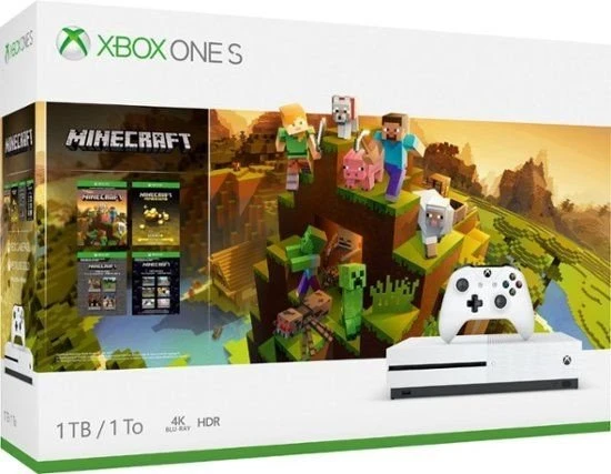 Microsoft Xbox One S - 1TB Minecraft Creators Bundle weiß