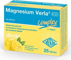 Magnesium Verla 400 Direkt-Granulat Sticks, 25 Stück