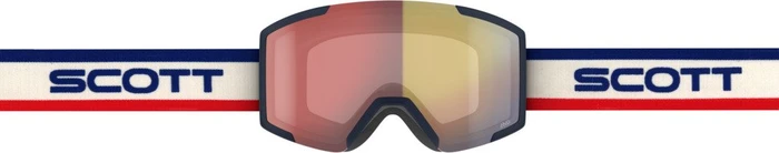 Scott Shield beige/blue-illuminator red chrome