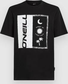 O'Neill Front Print T-Shirt kurzarm black out (Herren)