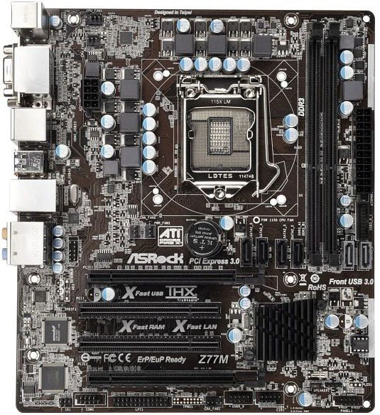 ASRock Z77M (Intel 1155)