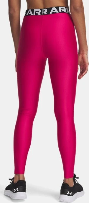 Under Armour HeatGear Hose lang shaded fuchsia/white (Damen)