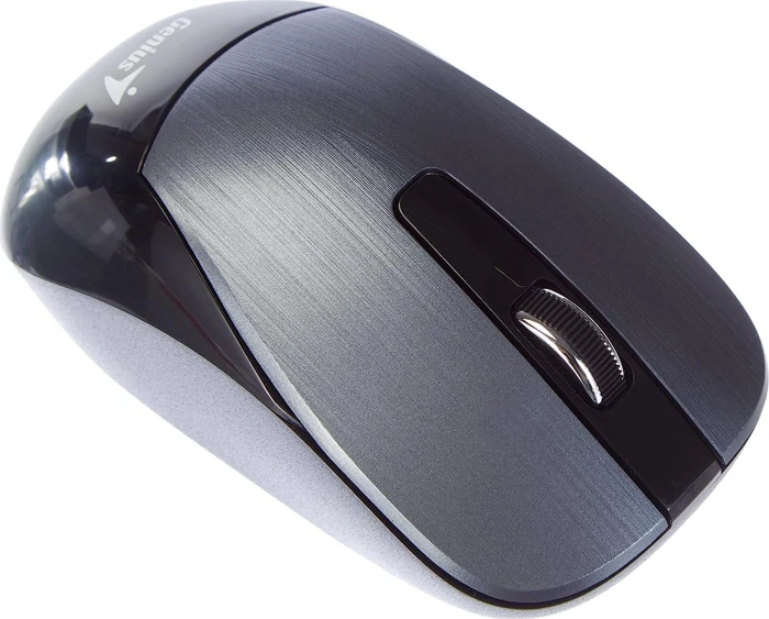 Genius NX-7015 V2 Wireless BluEye Mouse Iron Grey grau/schwarz, USB