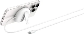 Belkin BoostCharge Pro Magnetisches kabelloses Ladepad mit Qi2 (15W) weiß