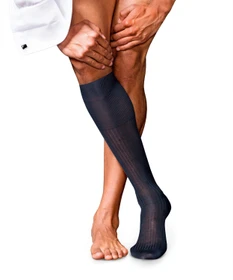 Falke No. 10 Pure Fil d'Écosse Socken dark navy (Herren)