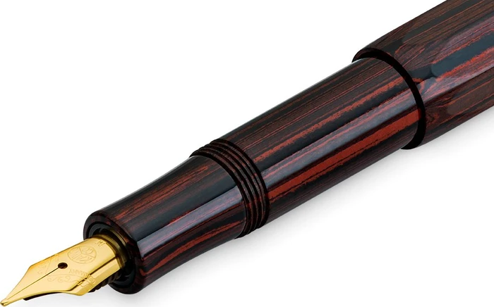Kaweco EBONIT Sport - 140 Jahre Limited Edition braun/schwarz, rechte Hand, mittel, Faltschachtel